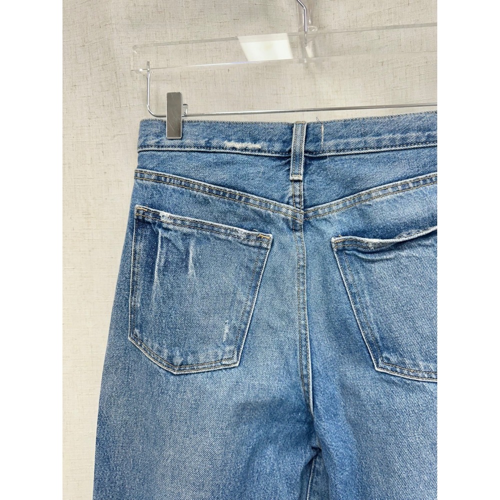 Universal Thread 100% Cotton Blue 90s Baggy Jeans Womens 6L High Rise Wide Leg - Picture 14 of 14
